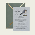 The Engineering Bluebird — People Like You Card