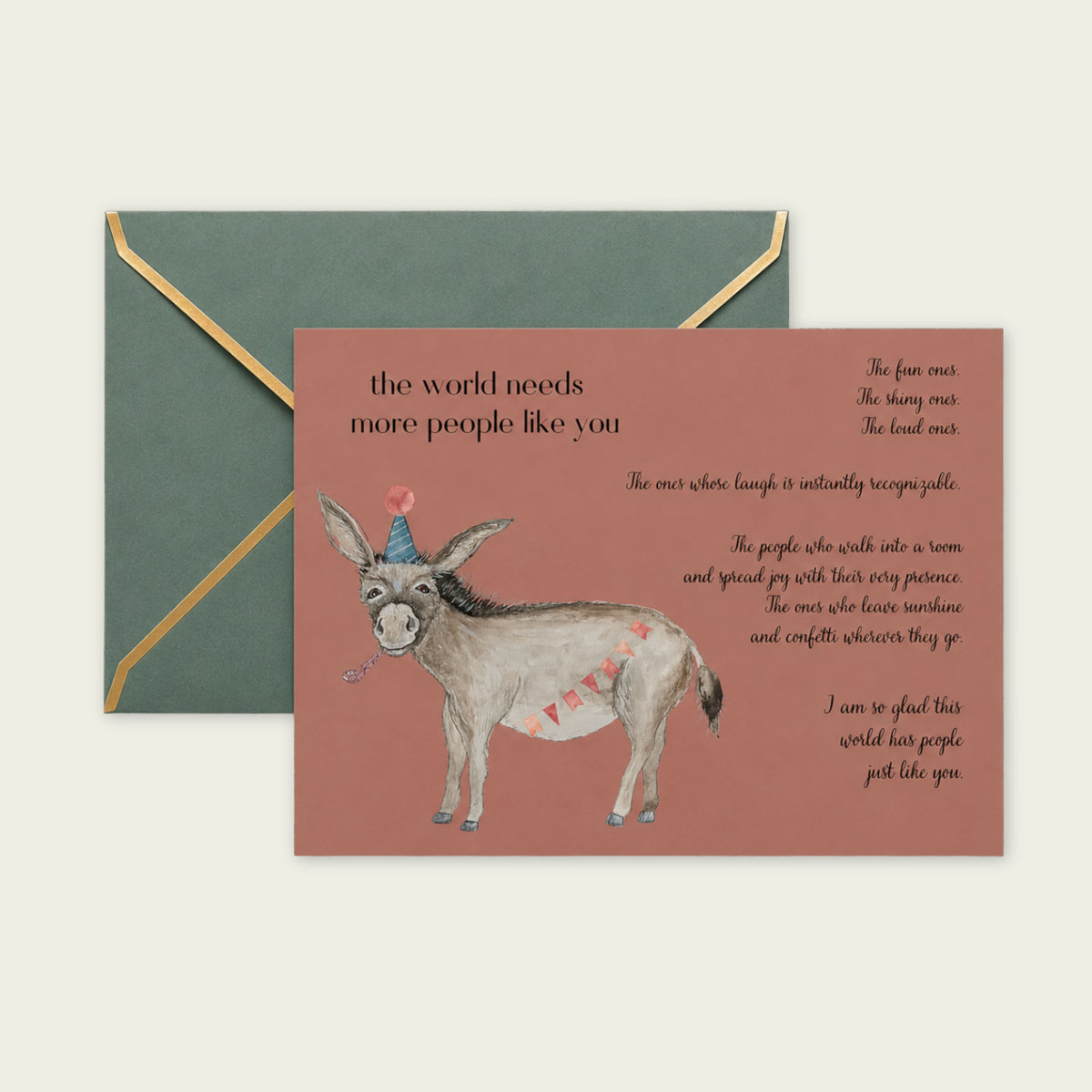 The Party Donkey — People Like You Card