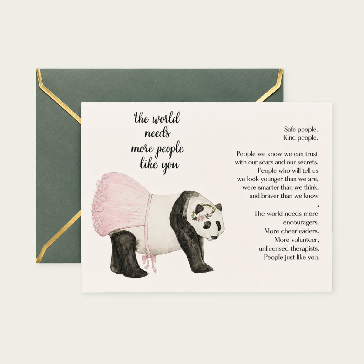 The Trusty Panda — People Like You Card (Copy)