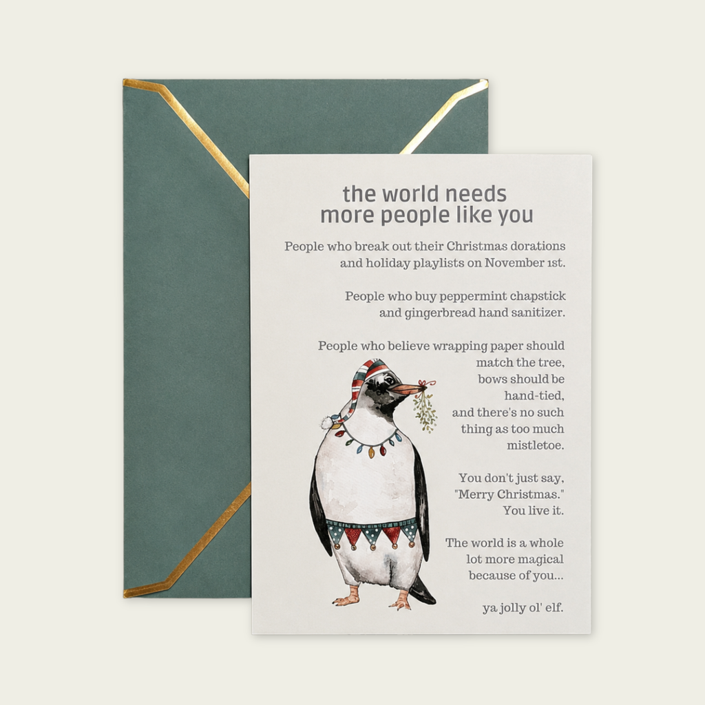 Penguin W. Griswold — People Like You Card