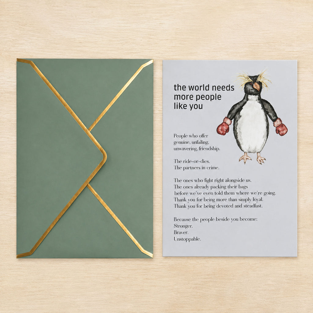 The Faithful Penguin — People Like You Card