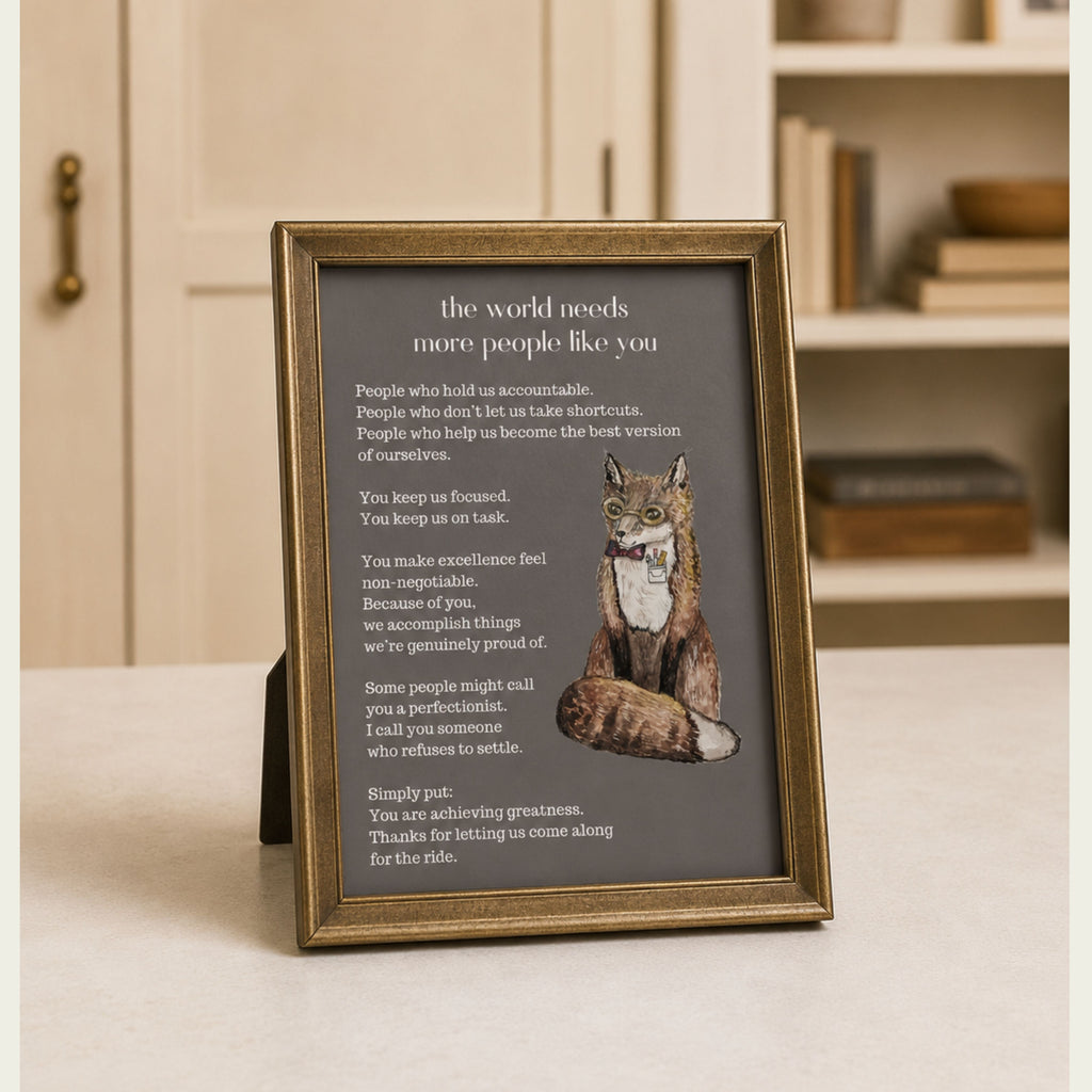 The Most Excellent Fox — People Like You Card