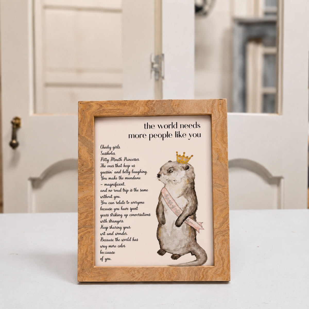 The Sassy Otter — People Like You Card