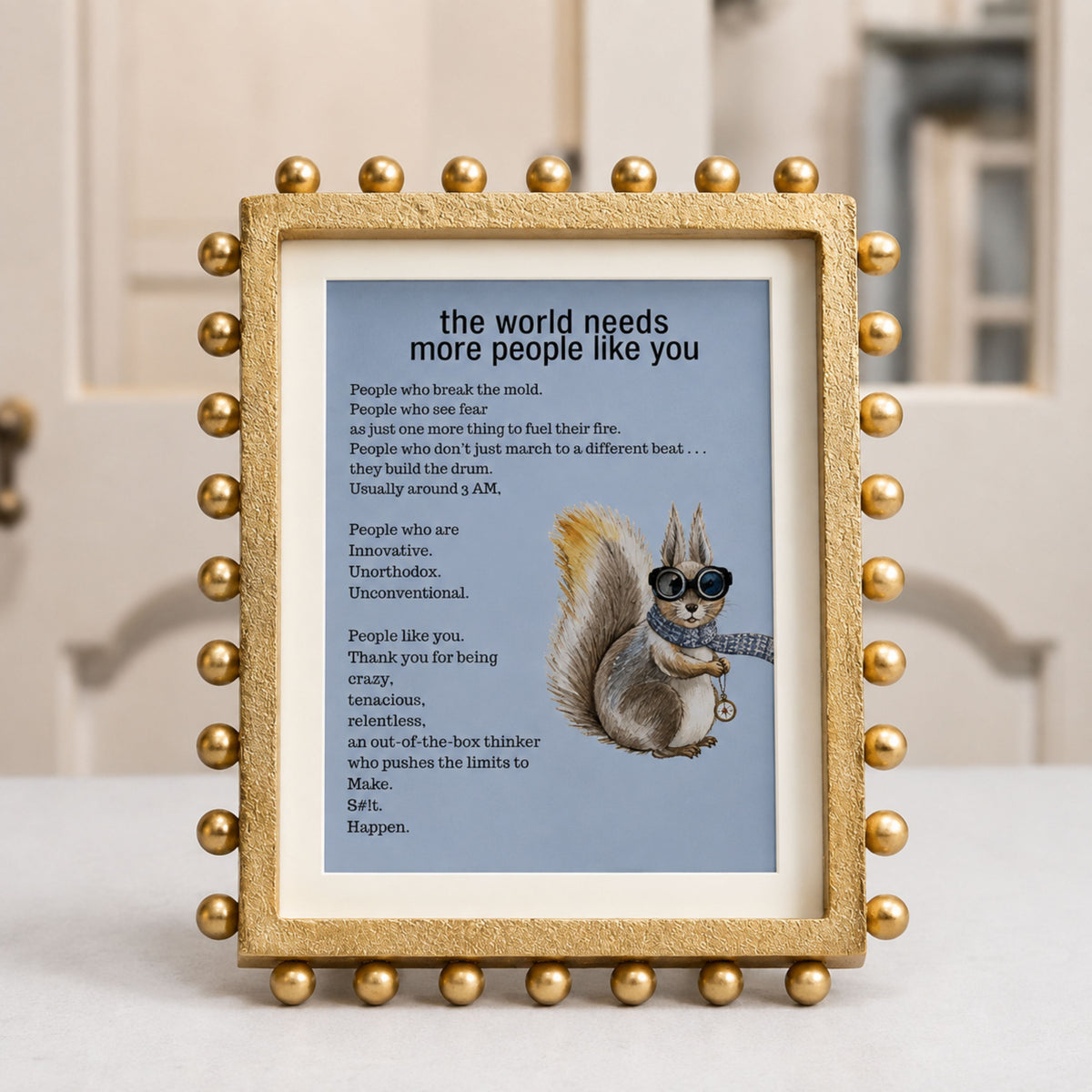 The Maverick Squirrel — People Like You Card