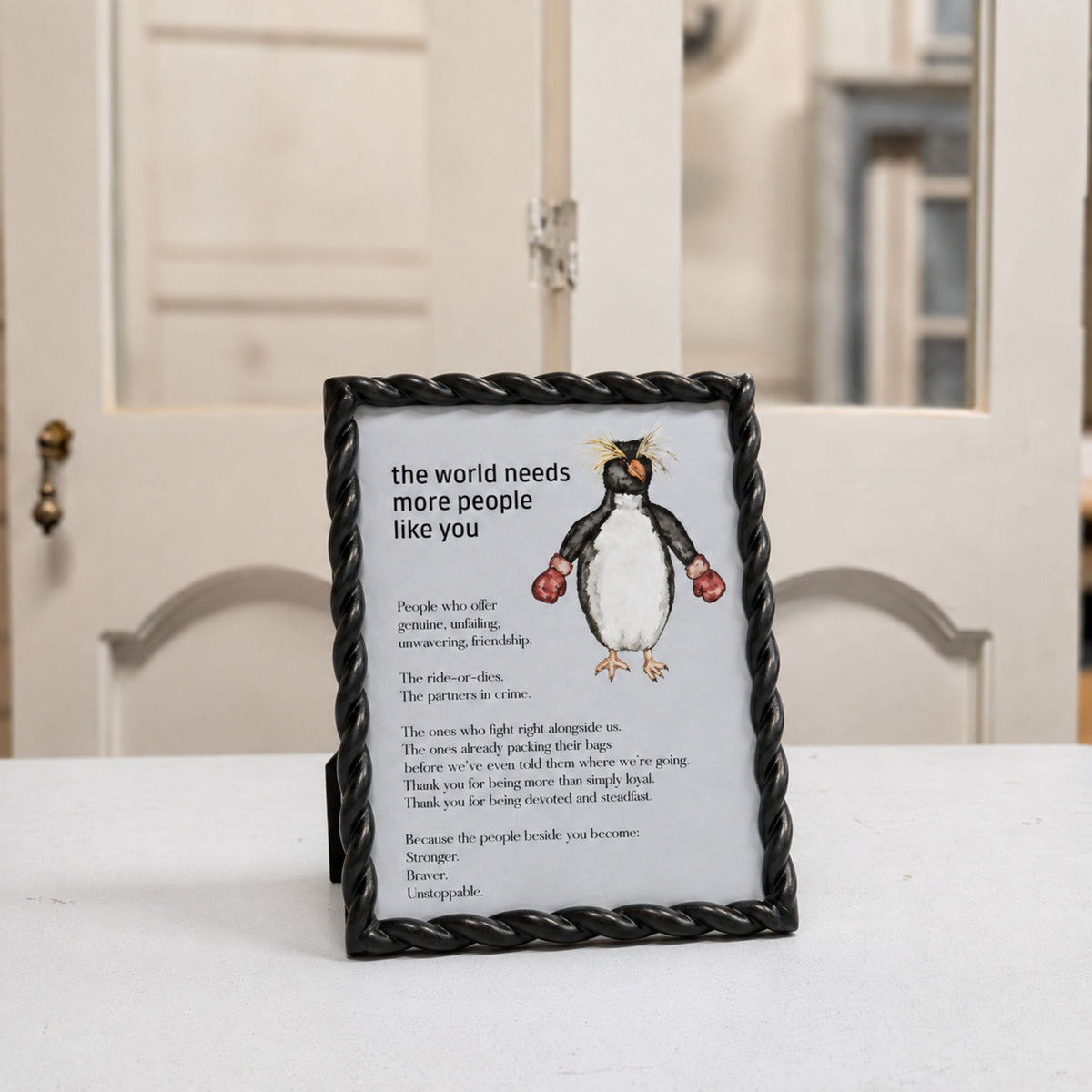 The Faithful Penguin — People Like You Card