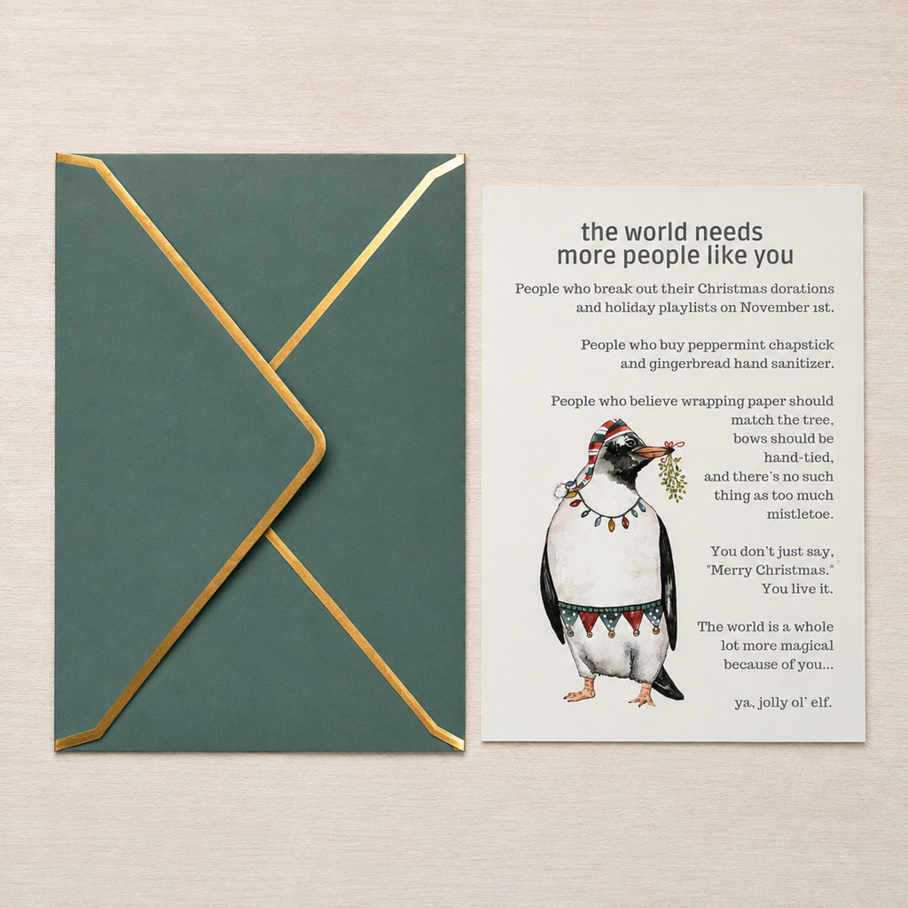 Penguin W. Griswold — People Like You Card