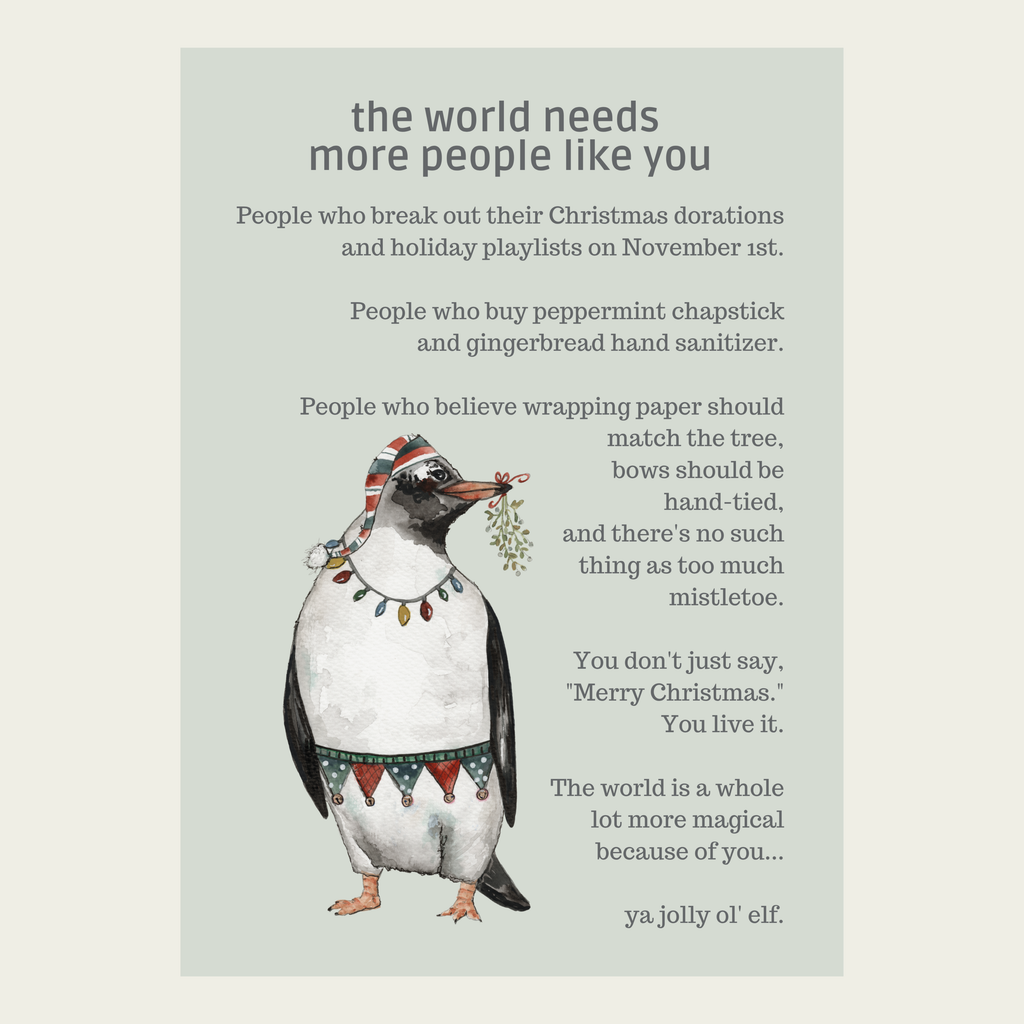 Penguin W. Griswold — People Like You Card