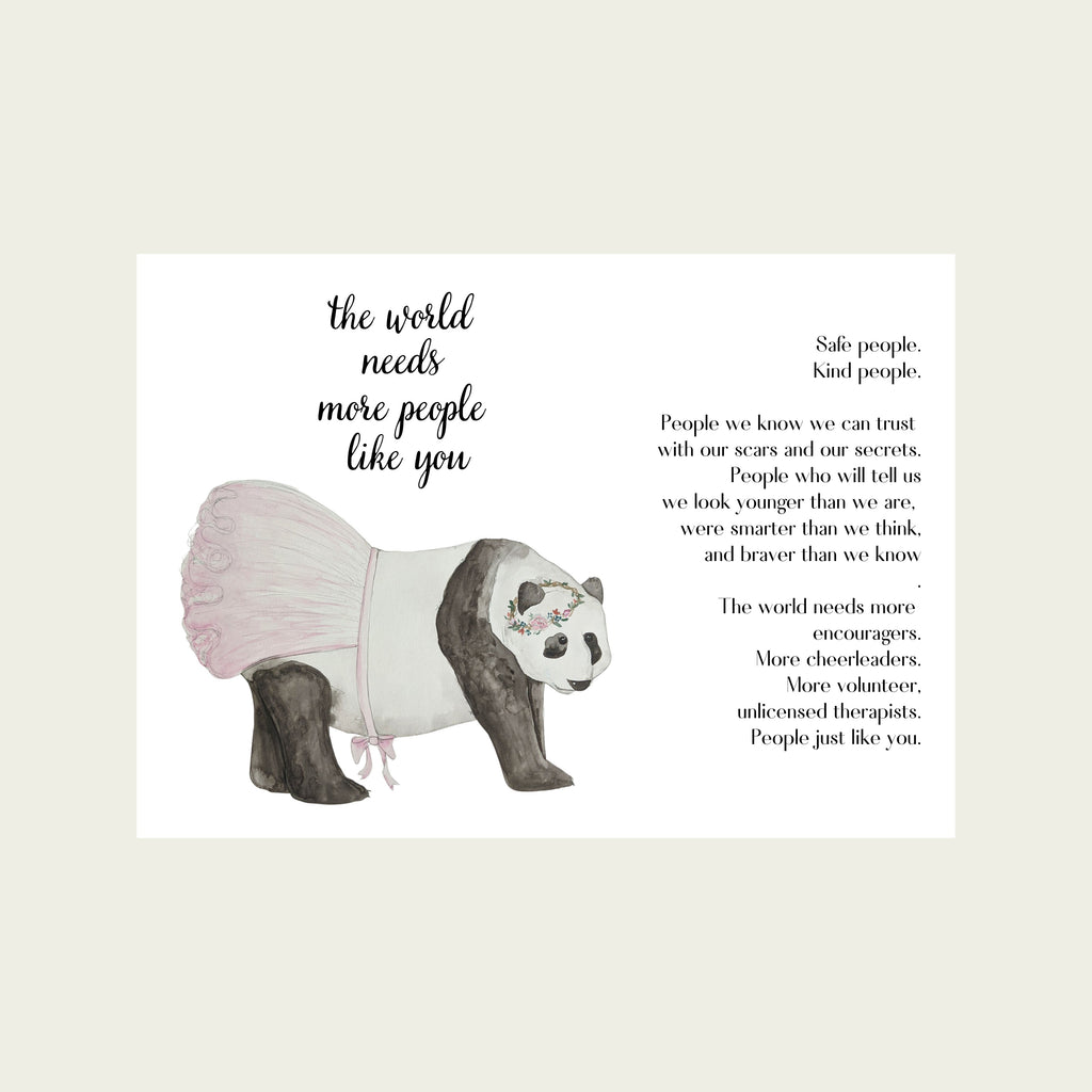 The Trusty Panda — People Like You Card (Copy)