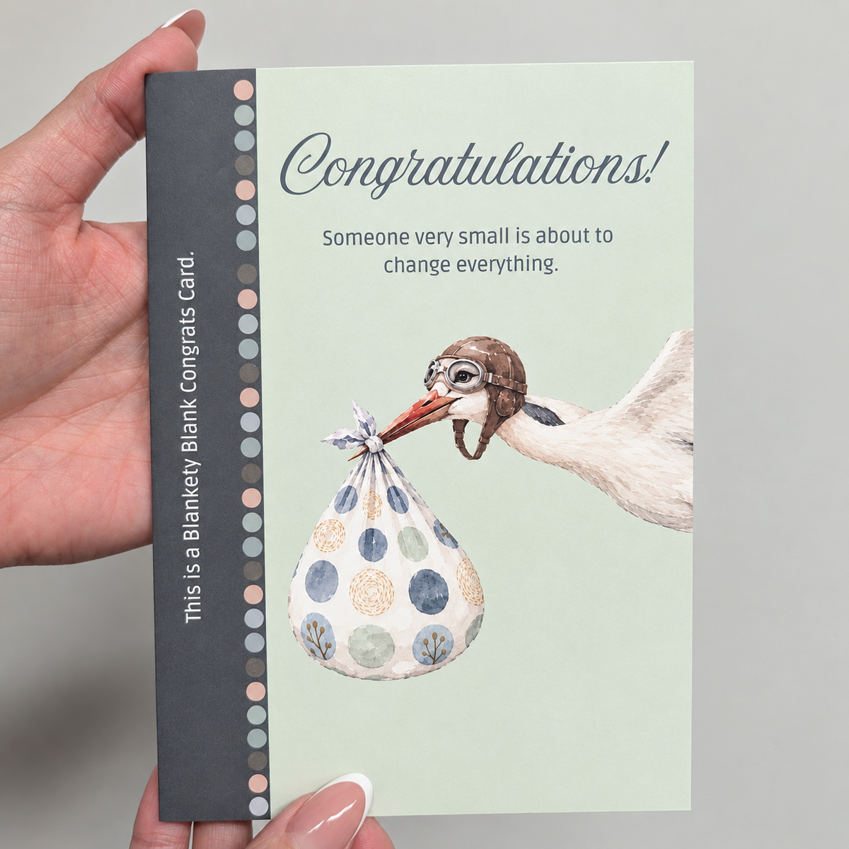 Blankety Blank Card. Congratulations. New Baby