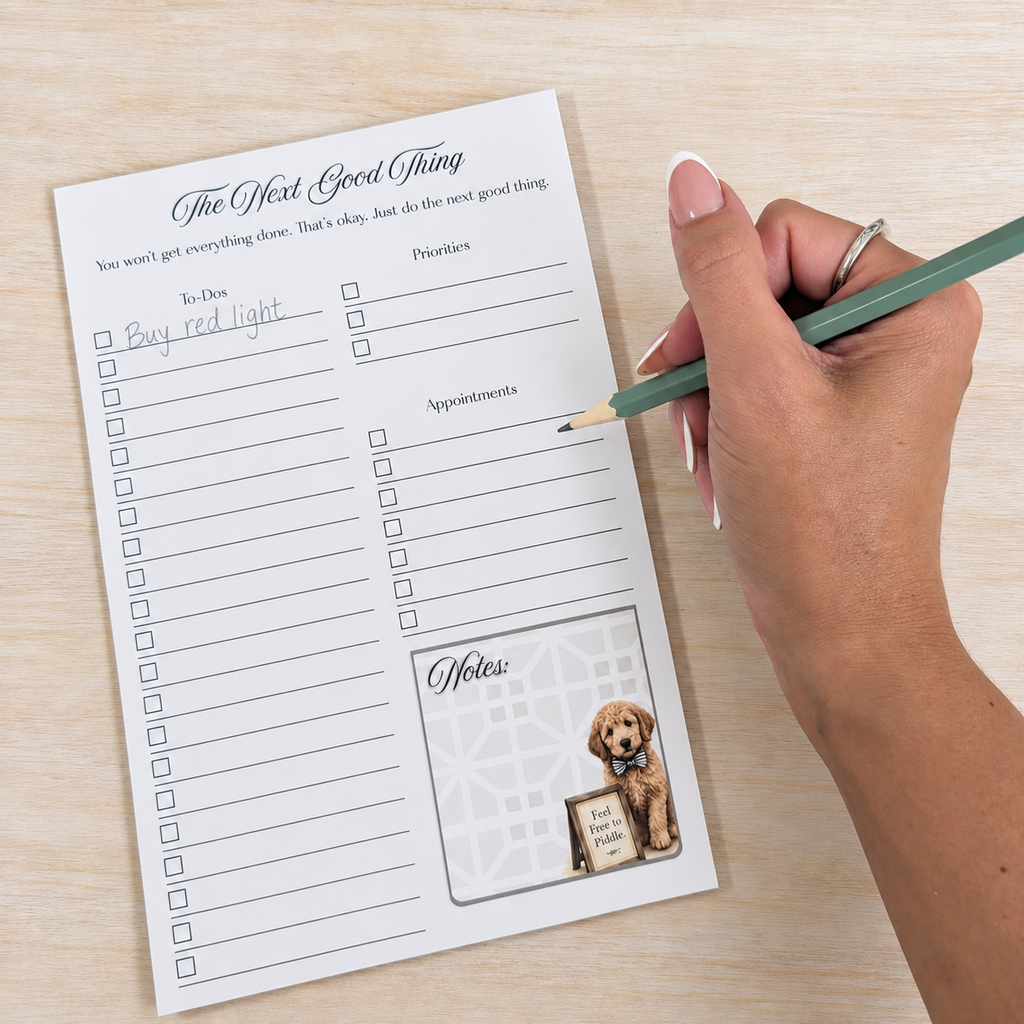 The Next Good Thing Notepad – Doodle Pup