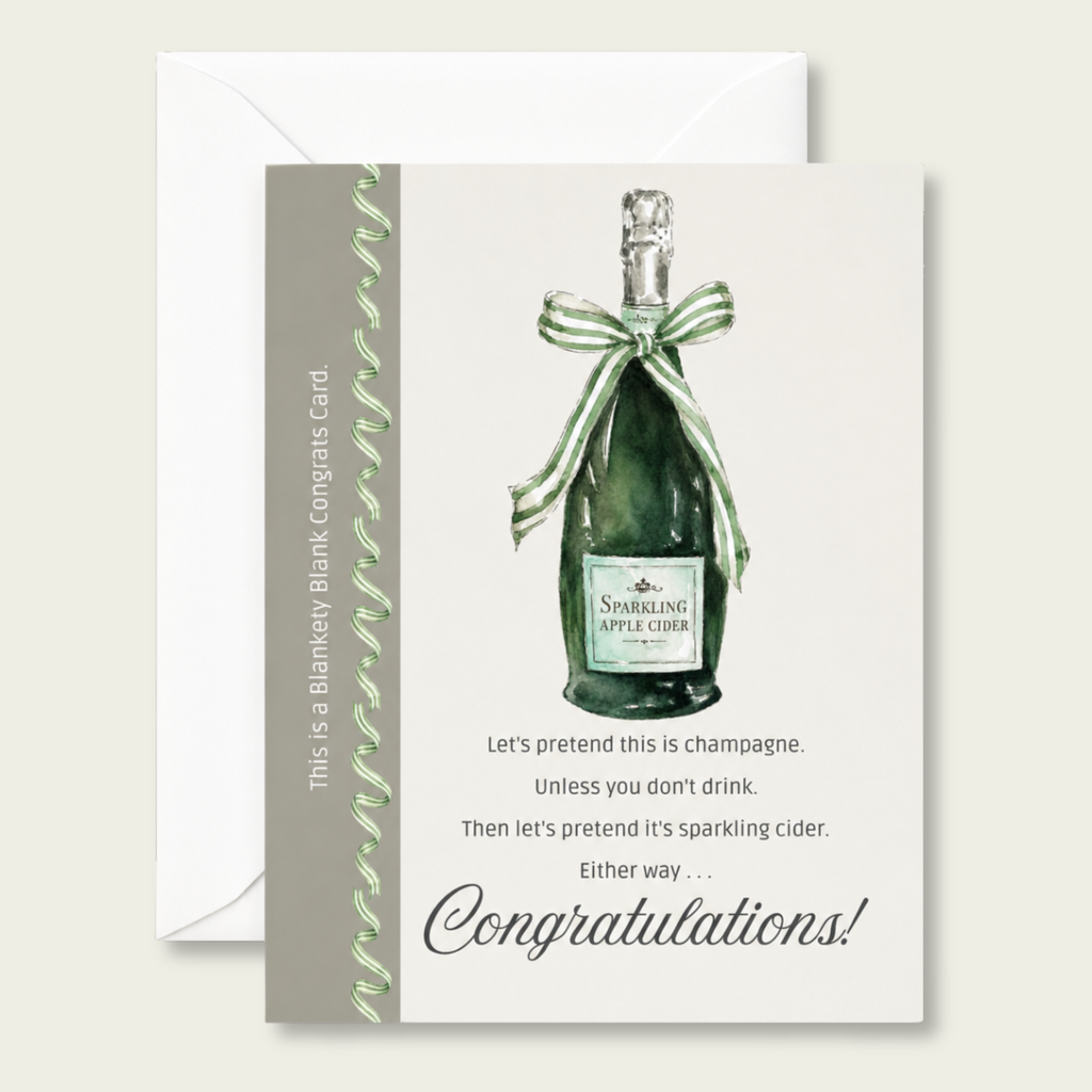 Blankety Blank Congrats Card. All the Things