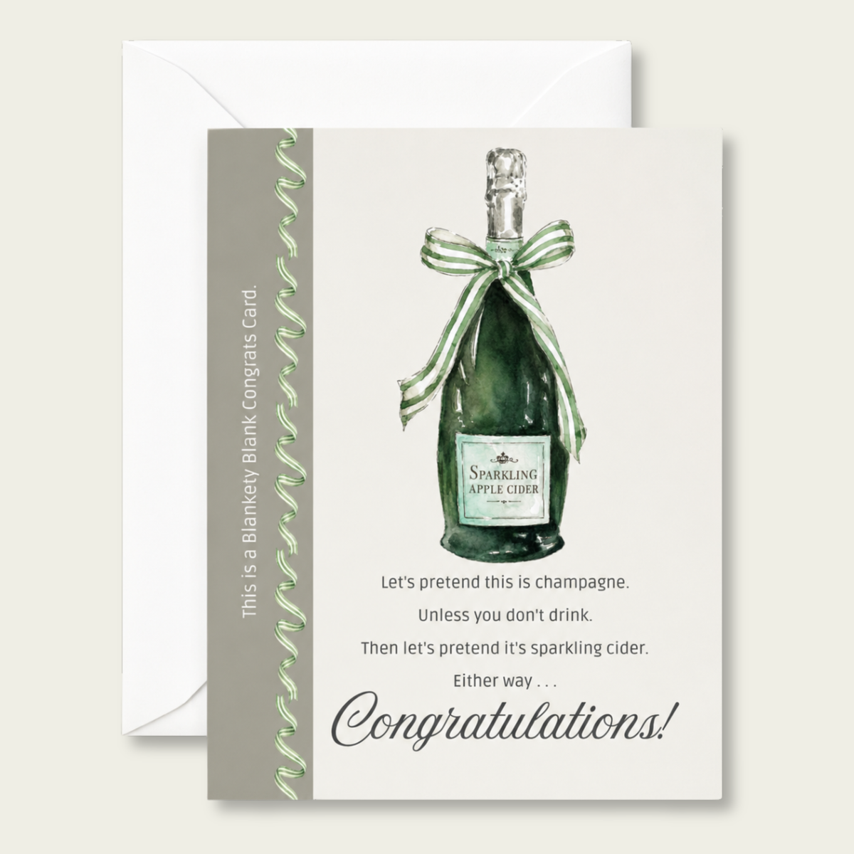Blankety Blank Congrats Card. All the Things