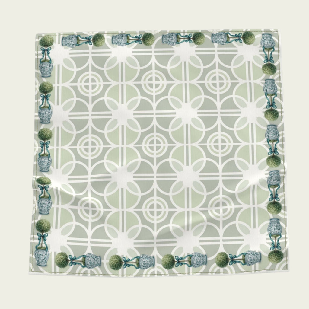 The English Garden Silk Scarf