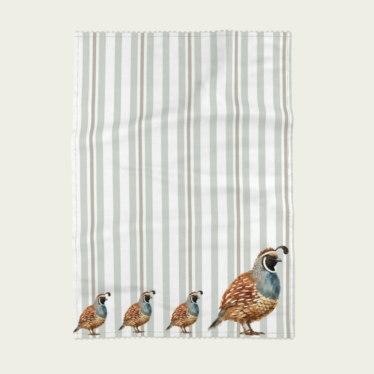 Proper Quails Hand Towel | Kitchen & Powder Room