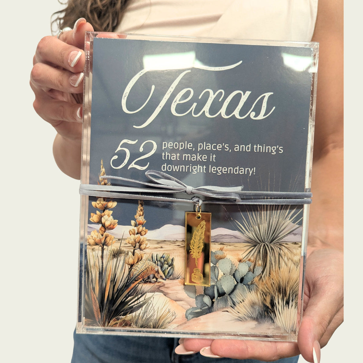 The 52 Collection - Texas. Acrylic Coffee Table Cards
