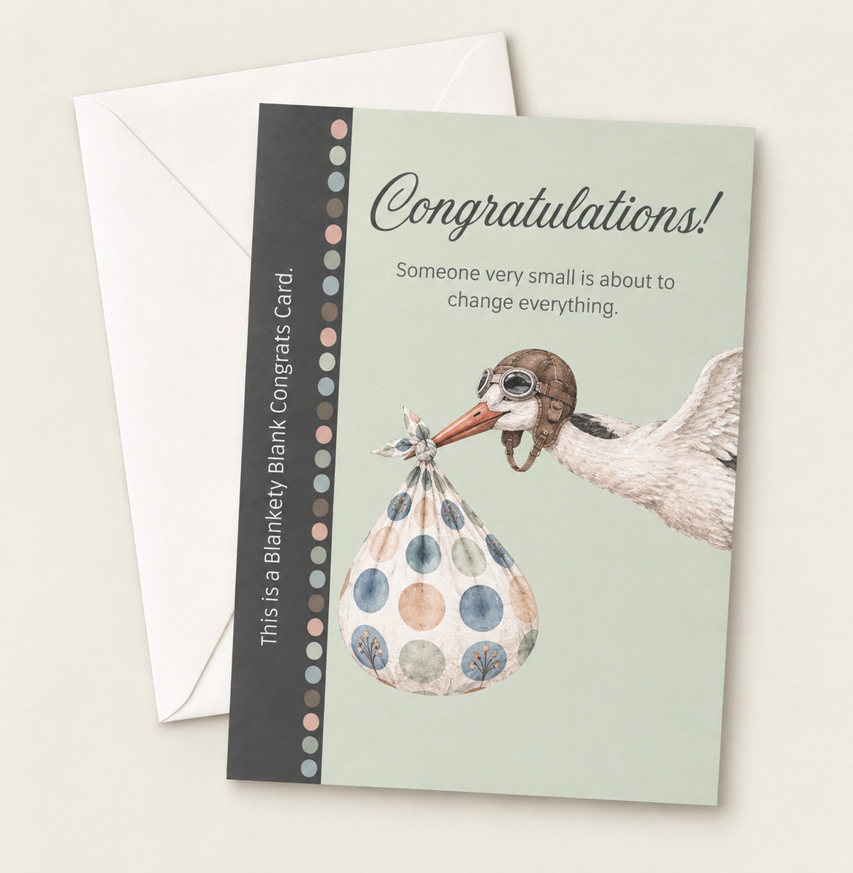 Blankety Blank Card. Congratulations. New Baby