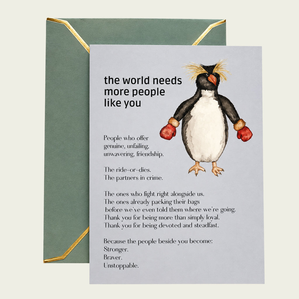 The Faithful Penguin — People Like You Card